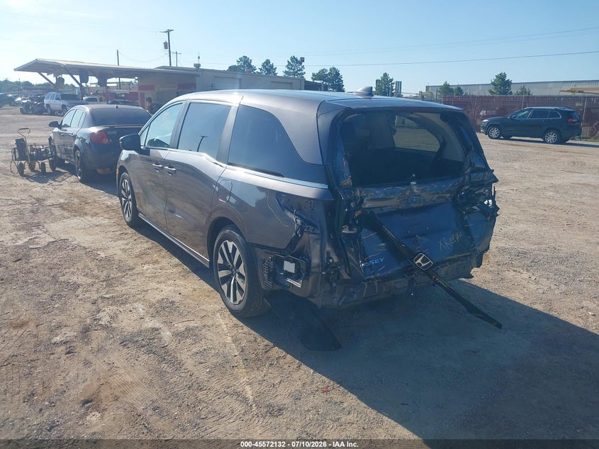2025 Honda Odyssey VIN 5FNRL6H6XSB082575 IAAI salvage auction — REAR END, Enterprise Vehicles Clear Only (Colorado), sold $19,900 on 2026-07-29 (photo 3)