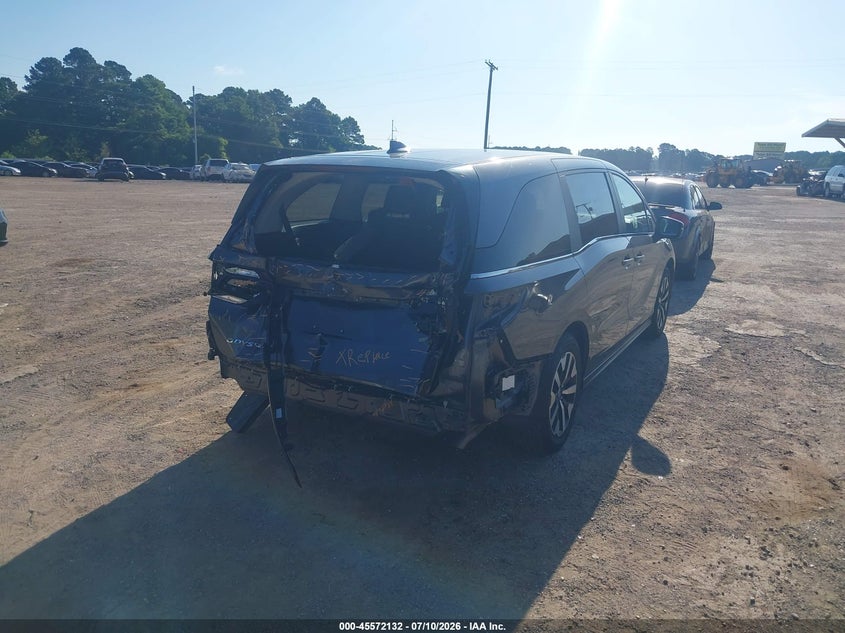 2025 Honda Odyssey VIN 5FNRL6H6XSB082575 IAAI salvage auction — REAR END, Enterprise Vehicles Clear Only (Colorado), sold $19,900 on 2026-07-29 (photo 4)