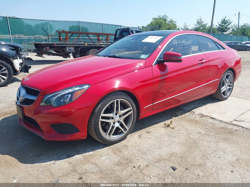 2015 Mercedes-benz E-klasse VIN WDDKJ6FB0FF297249 IAAI salvage auction — STORM DAMAGE, Salvage (Indiana), sold $2,550 on 2026-07-28 (photo 2)