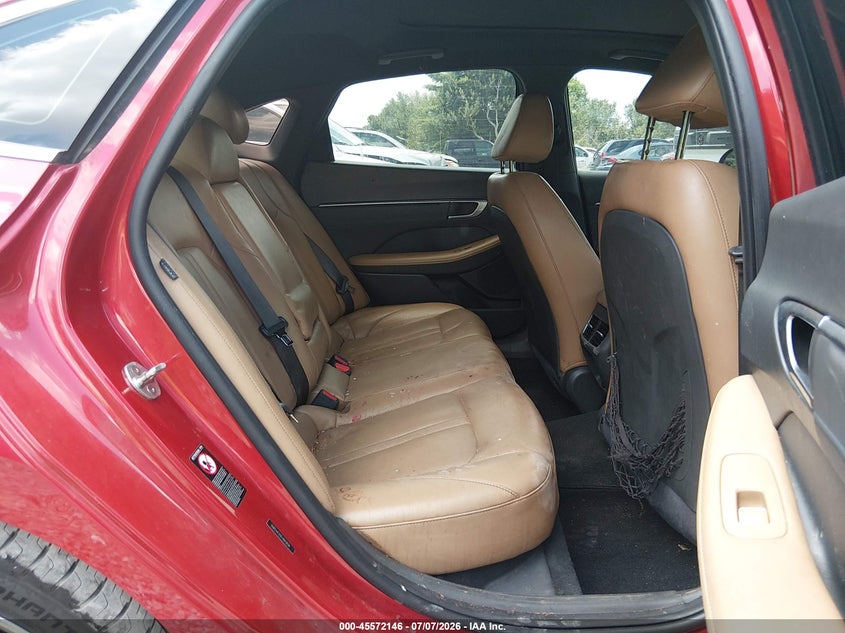 2020 Hyundai Sonata VIN 5NPEH4J2XLH043838 IAAI salvage auction — SIDE, Salvage Title, sold $3,500 on 2026-07-31 (photo 8)