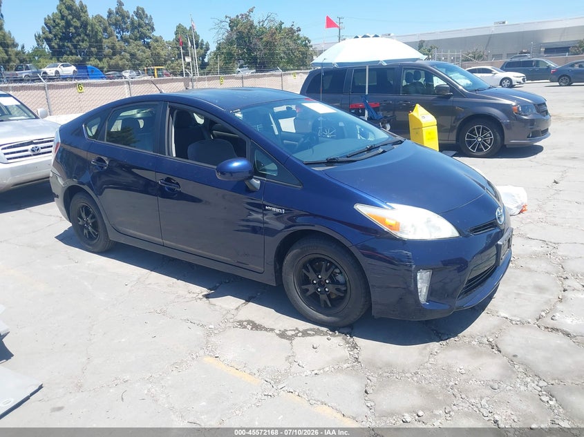 2014 Toyota Prius VIN JTDKN3DU2E0363836 IAAI salvage auction — SIDE, Salvage (California), sold $2,150 on 2026-07-16 (photo 1)