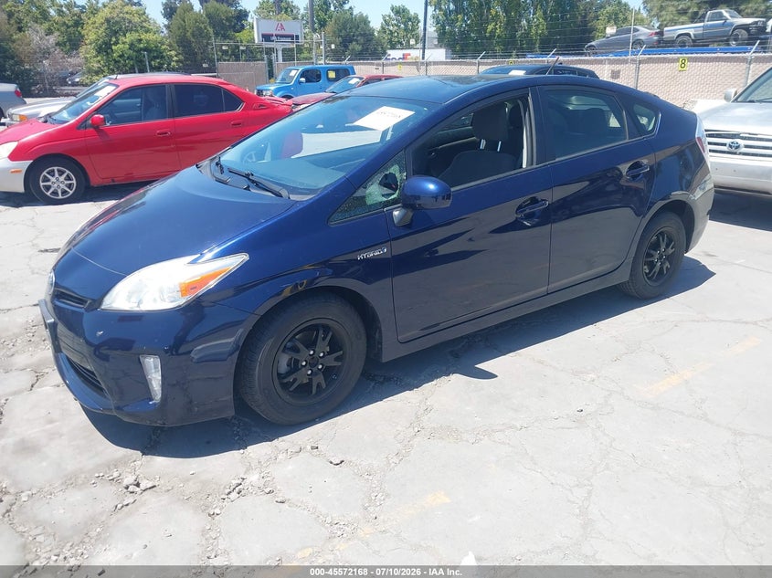 2014 Toyota Prius VIN JTDKN3DU2E0363836 IAAI salvage auction — SIDE, Salvage (California), sold $2,150 on 2026-07-16 (photo 2)