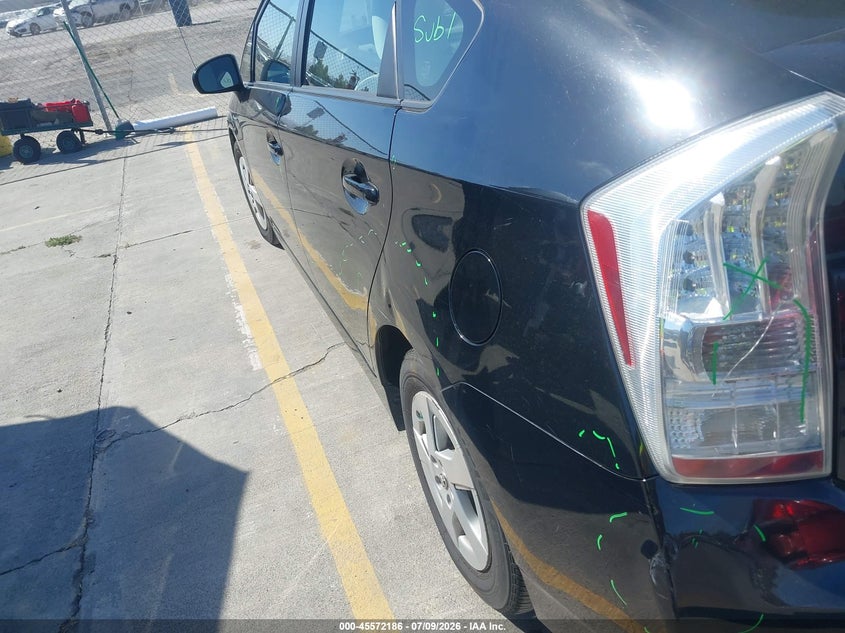 2010 Toyota Prius VIN JTDKN3DU0A0220927 IAAI salvage auction — SIDE, Salvage (California), sold $1,650 on 2026-07-19 (photo 6)