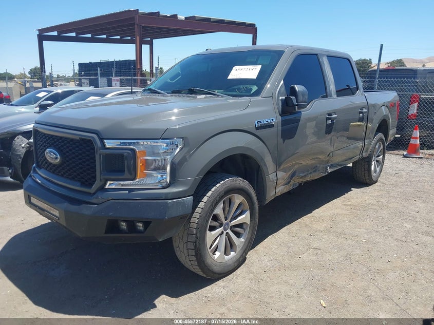 2018 Ford F-150 VIN 1FTEW1E58JFB18164 IAAI salvage auction — LEFT SIDE, Salvage (California), sold $9,600 on 2026-07-31 (photo 2)
