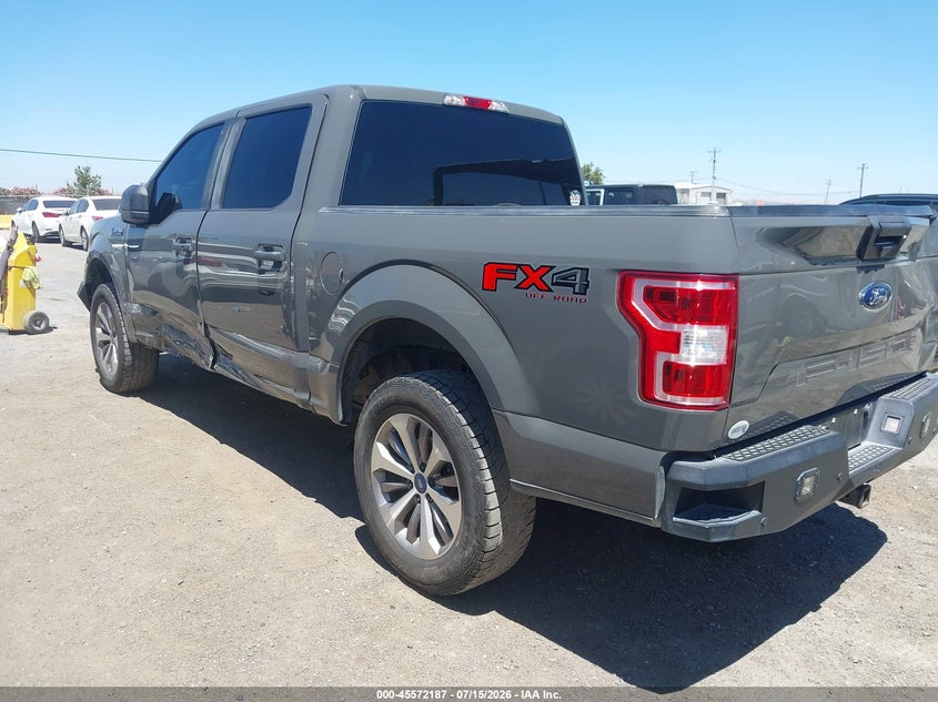 2018 Ford F-150 VIN 1FTEW1E58JFB18164 IAAI salvage auction — LEFT SIDE, Salvage (California), sold $9,600 on 2026-07-31 (photo 3)