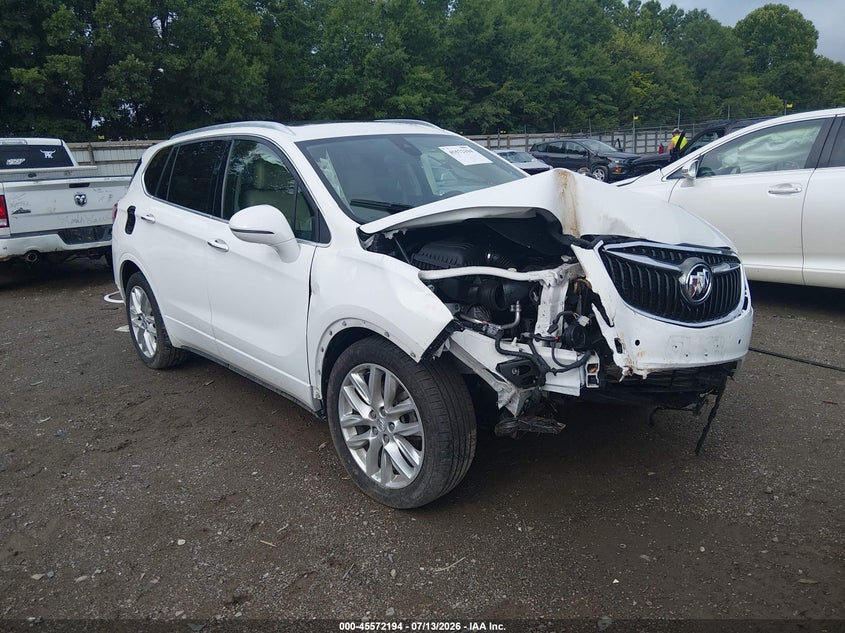 2019 Buick Envision VIN LRBFX3SXXKD013544 IAAI salvage auction — FRONT END, Salvage Title, sold $750 on 2026-09-26 (photo 1)