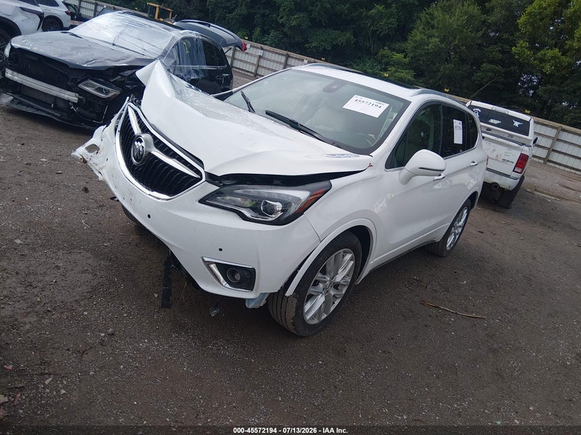 2019 Buick Envision VIN LRBFX3SXXKD013544 IAAI salvage auction — FRONT END, Salvage Title, sold $750 on 2026-09-26 (photo 2)