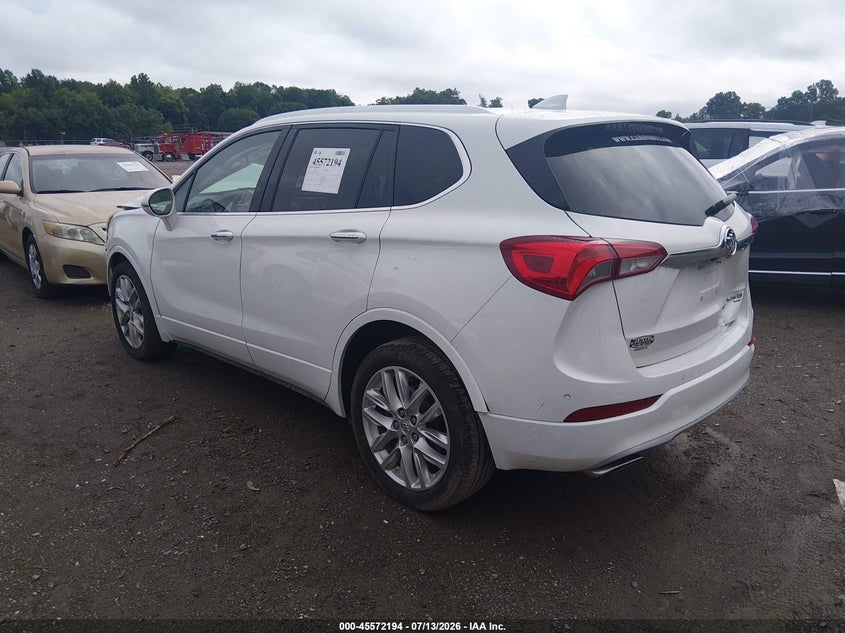 2019 Buick Envision VIN LRBFX3SXXKD013544 IAAI salvage auction — FRONT END, Salvage Title, sold $750 on 2026-09-26 (photo 3)