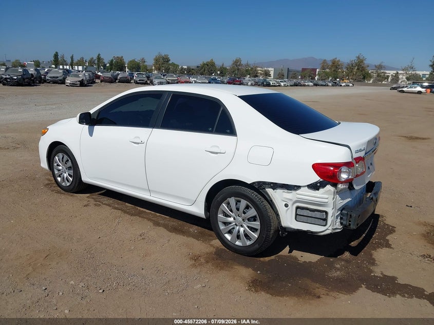 2013 Toyota Corolla VIN 5YFBU4EE3DP140225 IAAI salvage auction — REAR END, Salvage Title, sold $1,950 on 2026-07-20 (photo 3)