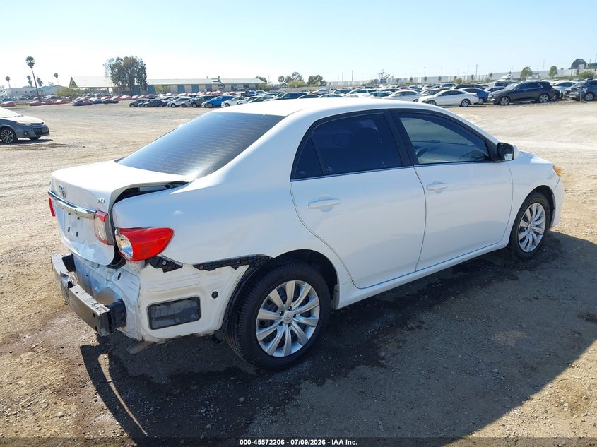2013 Toyota Corolla VIN 5YFBU4EE3DP140225 IAAI salvage auction — REAR END, Salvage Title, sold $1,950 on 2026-07-20 (photo 4)