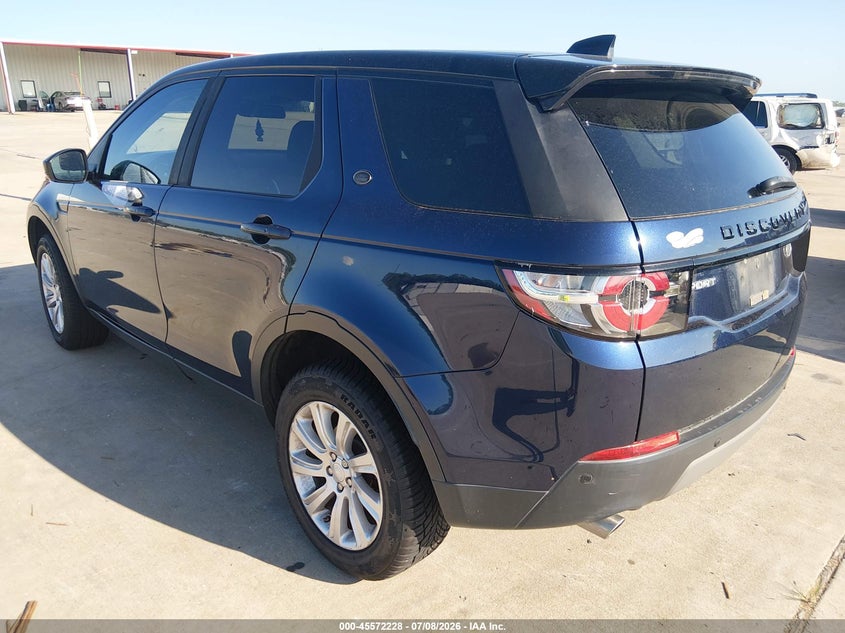 2017 Land rover Discovery sport VIN SALCP2BG4HH661048 IAAI salvage auction — NORMAL WEAR, Original (Texas), sold $2,575 on 2026-07-31 (photo 3)