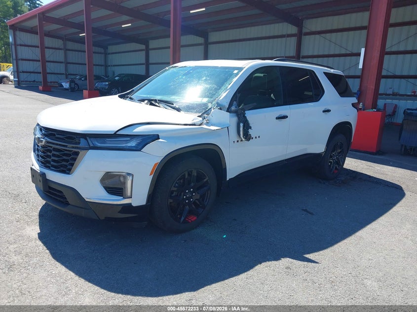 2023 Chevrolet Traverse VIN 1GNEVKKW5PJ249328 IAAI salvage auction — ROOF, Mv-907A (New York), sold $7,800 on 2026-07-30 (photo 2)