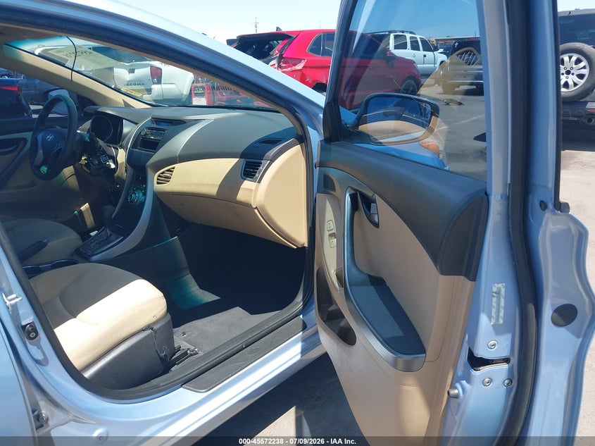 2013 Hyundai Elantra VIN KMHDH4AE6DU540796 IAAI salvage auction — THEFT, Salvage (Arizona), sold $1,200 on 2026-07-28 (photo 5)