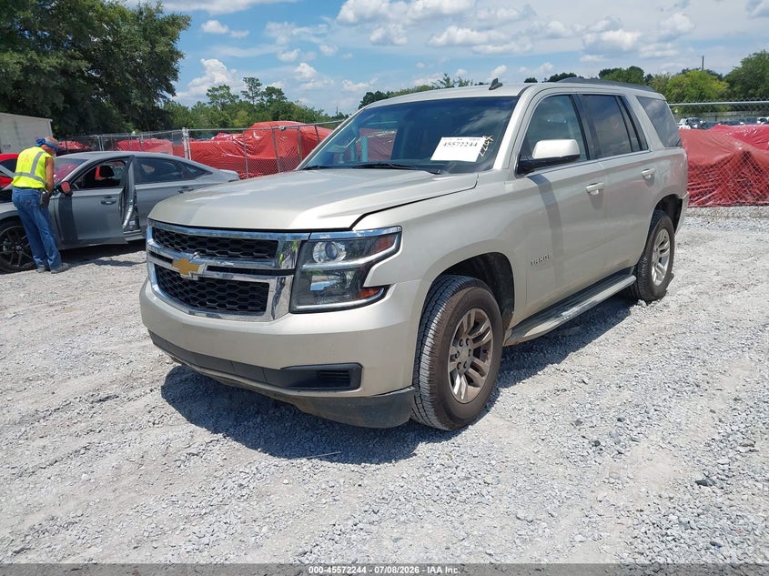2015 Chevrolet Tahoe VIN 1GNSCAKC7FR142967 IAAI salvage auction — REAR END, Salvage Title, sold $2,350 on 2026-07-23 (photo 2)