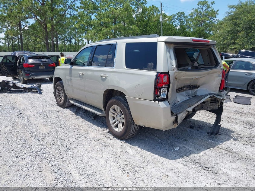 2015 Chevrolet Tahoe VIN 1GNSCAKC7FR142967 IAAI salvage auction — REAR END, Salvage Title, sold $2,350 on 2026-07-23 (photo 3)