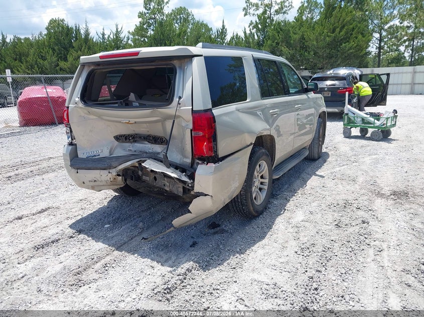 2015 Chevrolet Tahoe VIN 1GNSCAKC7FR142967 IAAI salvage auction — REAR END, Salvage Title, sold $2,350 on 2026-07-23 (photo 4)