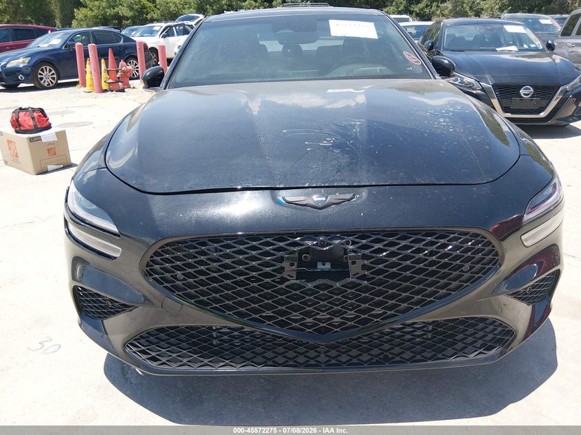 2025 Genesis G70 VIN KMTG54SE0SU147383 IAAI salvage auction — ALL OVER, Salvage (Texas), sold $6,400 on 2026-07-20 (photo 6)