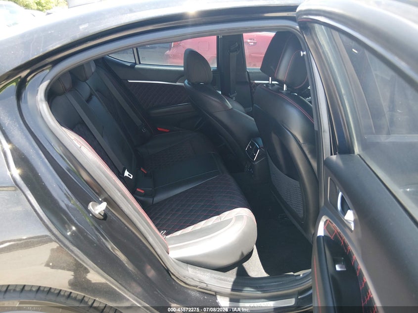 2025 Genesis G70 VIN KMTG54SE0SU147383 IAAI salvage auction — ALL OVER, Salvage (Texas), sold $6,400 on 2026-07-20 (photo 8)