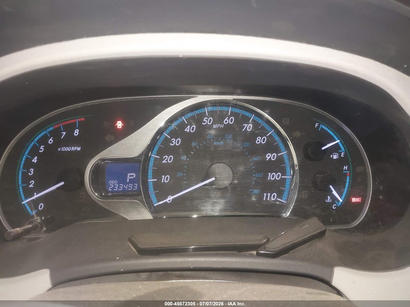 2013 Toyota Sienna VIN 5TDYK3DC9DS284959 IAAI salvage auction — REAR END, Salvage (Arizona), sold $2,450 on 2026-07-28 (photo 7)