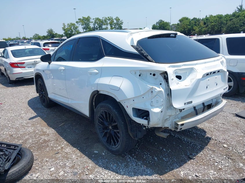 2022 Lexus Rx VIN 2T2SZMDAXNC327961 IAAI salvage auction — REAR END, Salvage (Tennessee), sold $18,600 on 2026-08-23 (photo 3)