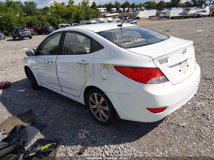 2012 Hyundai Accent VIN KMHCU4AE4CU173645 IAAI salvage auction — FRONT END, Original (West Virginia), sold $125 on 2026-07-30 (photo 3)