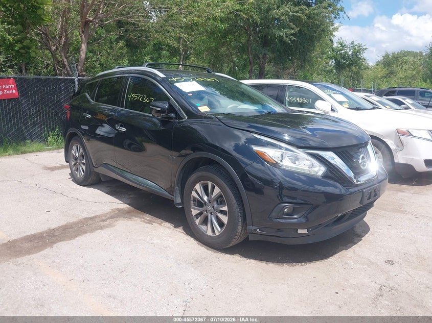 2015 Nissan Murano VIN 5N1AZ2MH9FN283589 IAAI salvage auction — REAR END, Salvage (Missouri), sold $2,900 on 2026-08-01 (photo 1)