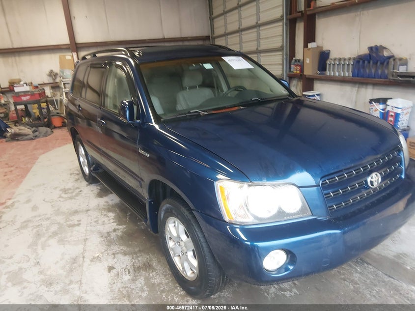 2003 Toyota Highlander VIN JTEHF21A230111847 IAAI salvage auction — NORMAL WEAR, Clear (Virginia), sold $350 on 2026-07-21 (photo 6)
