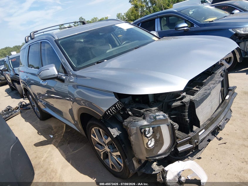 2021 Hyundai Palisade VIN KM8R3DHE8MU176682 IAAI salvage auction — FRONT END, Salvage Title, sold $8,025 on 2026-07-28 (photo 1)