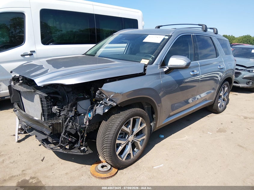 2021 Hyundai Palisade VIN KM8R3DHE8MU176682 IAAI salvage auction — FRONT END, Salvage Title, sold $8,025 on 2026-07-28 (photo 2)