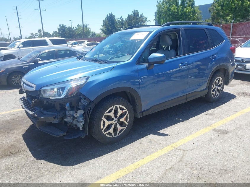 2020 Subaru Forester VIN JF2SKAJC4LH608550 IAAI salvage auction — FRONT END, Salvage (California), sold $3,600 on 2026-07-28 (photo 2)
