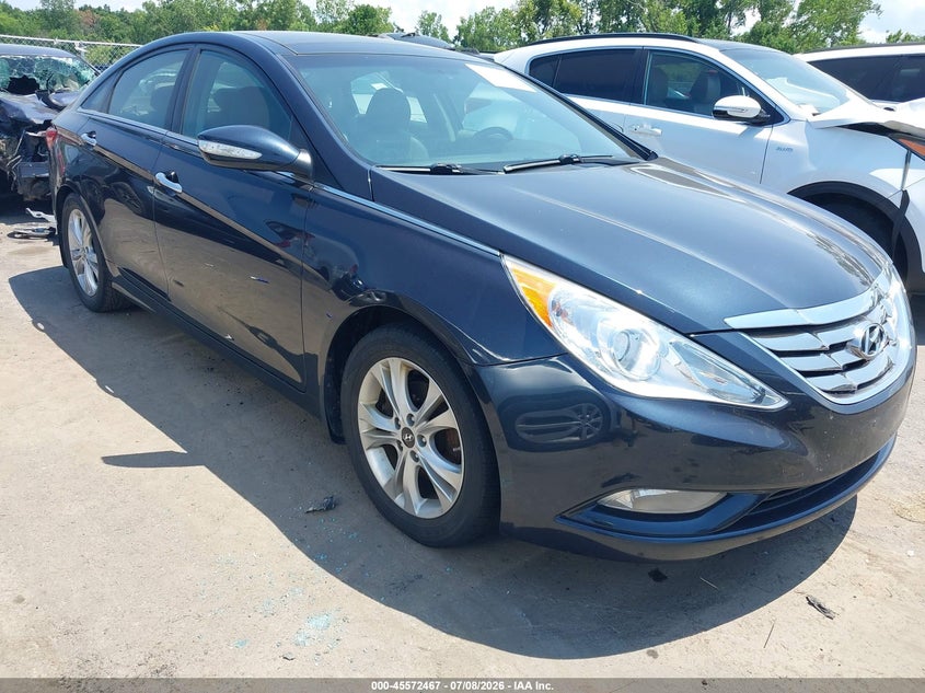 2012 Hyundai Sonata VIN 5NPEC4AC6CH410760 IAAI salvage auction — LEFT REAR, Salvage Title, sold $25 on 2026-07-28 (photo 1)