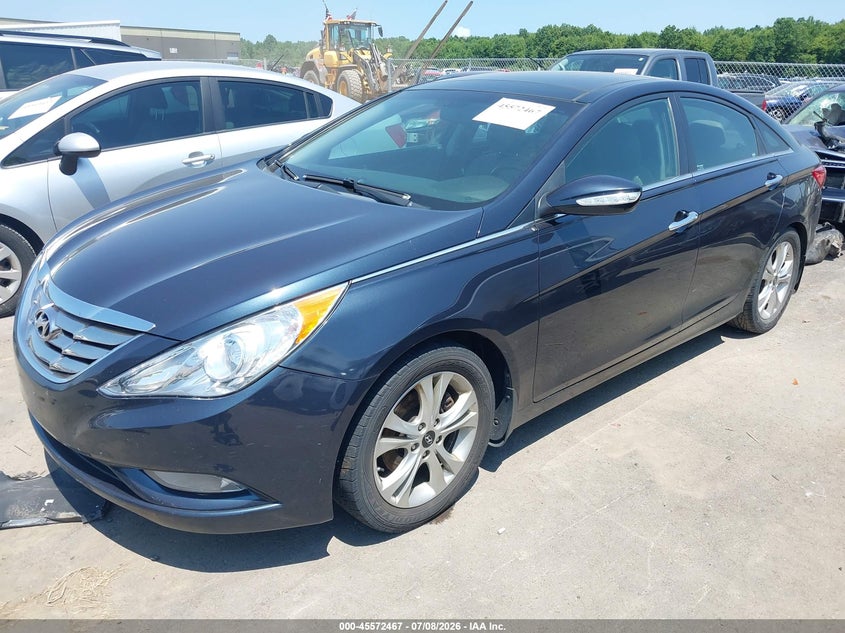 2012 Hyundai Sonata VIN 5NPEC4AC6CH410760 IAAI salvage auction — LEFT REAR, Salvage Title, sold $25 on 2026-07-28 (photo 2)