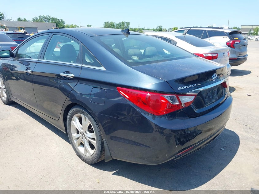 2012 Hyundai Sonata VIN 5NPEC4AC6CH410760 IAAI salvage auction — LEFT REAR, Salvage Title, sold $25 on 2026-07-28 (photo 6)