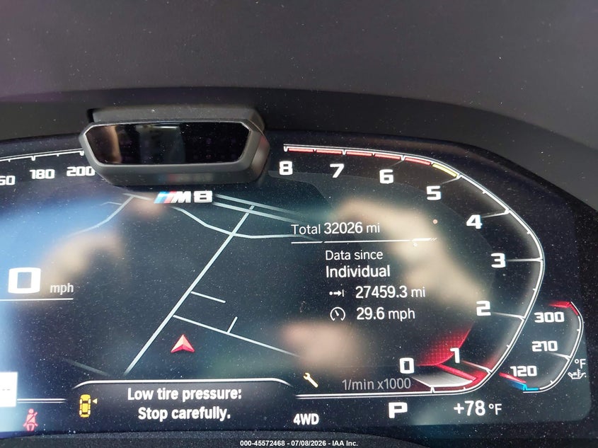 2021 BMW M8 VIN WBSGV0C05MCF84231 IAAI salvage auction — RIGHT FRONT, Salvage Title, sold $31,975 on 2026-08-10 (photo 7)