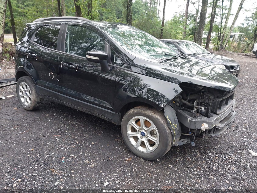 2021 Ford Ecosport VIN MAJ3S2GE4MC453360 IAAI salvage auction — FRONT & REAR, Salvage Title, sold $1,500 on 2026-08-01 (photo 1)