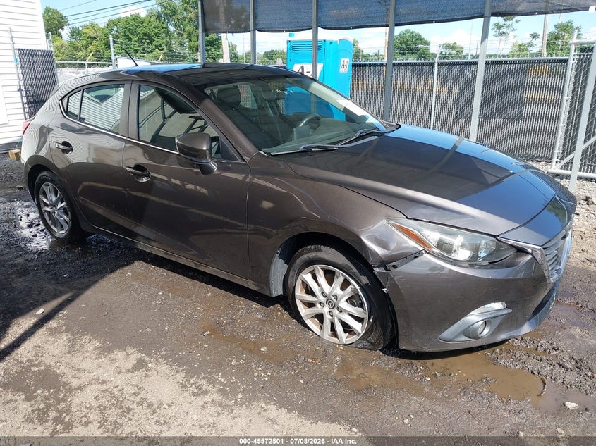 2015 Mazda 3 VIN 3MZBM1L75FM192725 IAAI salvage auction — RIGHT FRONT, Salvage Title, sold $2,000 on 2026-08-02 (photo 1)