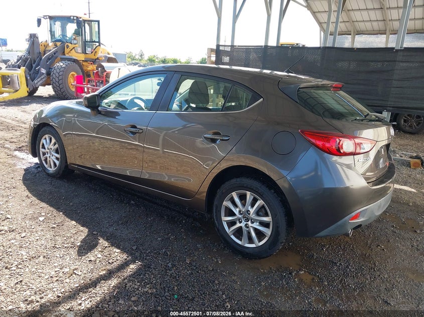 2015 Mazda 3 VIN 3MZBM1L75FM192725 IAAI salvage auction — RIGHT FRONT, Salvage Title, sold $2,000 on 2026-08-02 (photo 3)