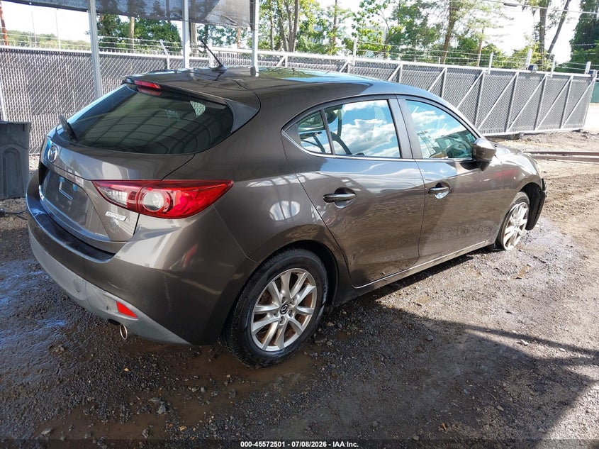 2015 Mazda 3 VIN 3MZBM1L75FM192725 IAAI salvage auction — RIGHT FRONT, Salvage Title, sold $2,000 on 2026-08-02 (photo 4)
