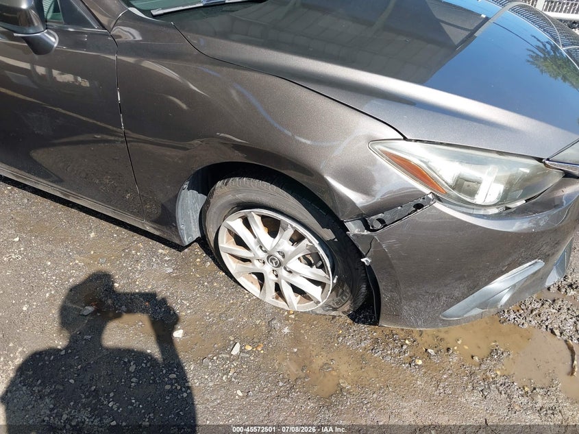 2015 Mazda 3 VIN 3MZBM1L75FM192725 IAAI salvage auction — RIGHT FRONT, Salvage Title, sold $2,000 on 2026-08-02 (photo 6)