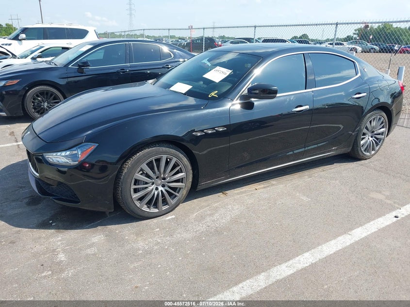 2017 Maserati Ghibli VIN ZAM57XSAXH1242750 IAAI salvage auction — NORMAL WEAR, Salvage (Tennessee), sold $3,050 on 2026-07-28 (photo 2)