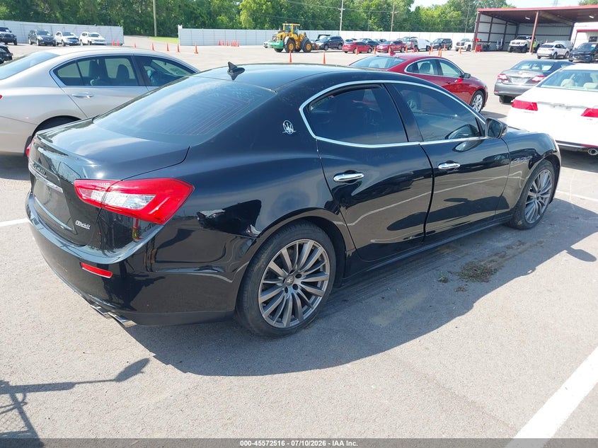 2017 Maserati Ghibli VIN ZAM57XSAXH1242750 IAAI salvage auction — NORMAL WEAR, Salvage (Tennessee), sold $3,050 on 2026-07-28 (photo 4)