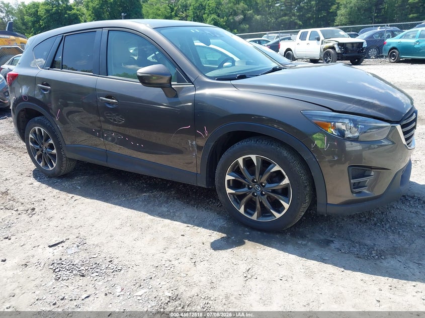 2016 Mazda Cx-5 VIN JM3KE4DY9G0707228 IAAI salvage auction — FRONT END, Salvage Title, sold $3,250 on 2026-07-28 (photo 1)