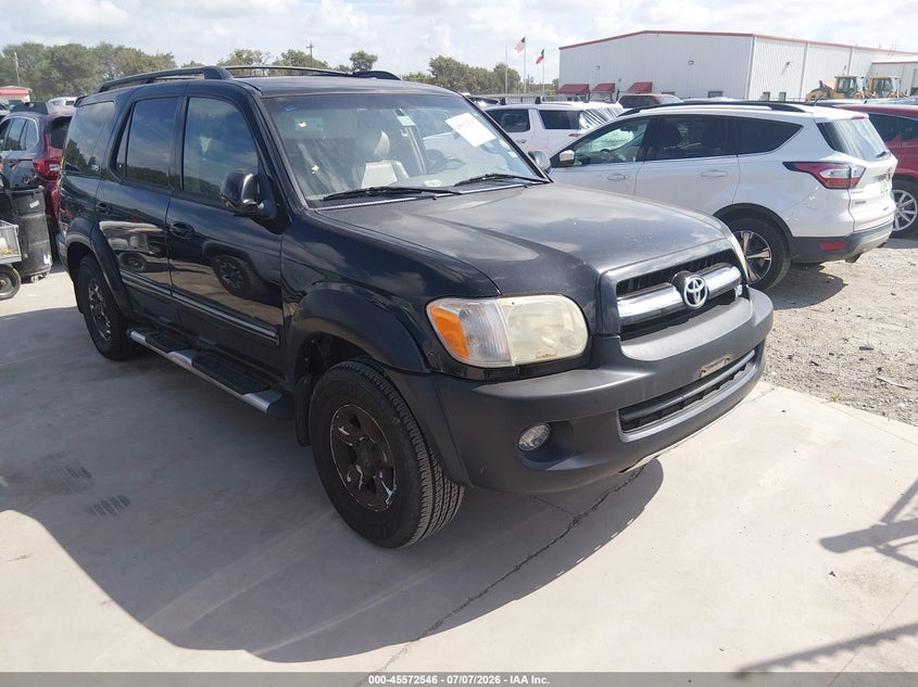 2006 Toyota Sequoia VIN 5TDZT34A96S269932 IAAI salvage auction — NORMAL WEAR, Original (Texas), sold $1,250 on 2026-07-28 (photo 1)