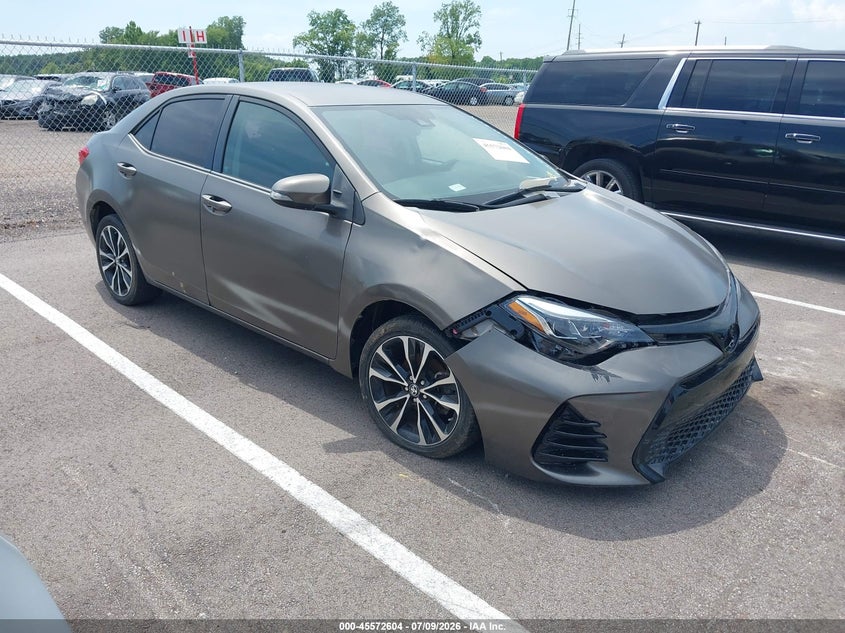 2017 Toyota Corolla VIN 5YFBURHE8HP624857 IAAI salvage auction — FRONT END, Clear (Tennessee), sold $3,600 on 2026-07-28 (photo 1)