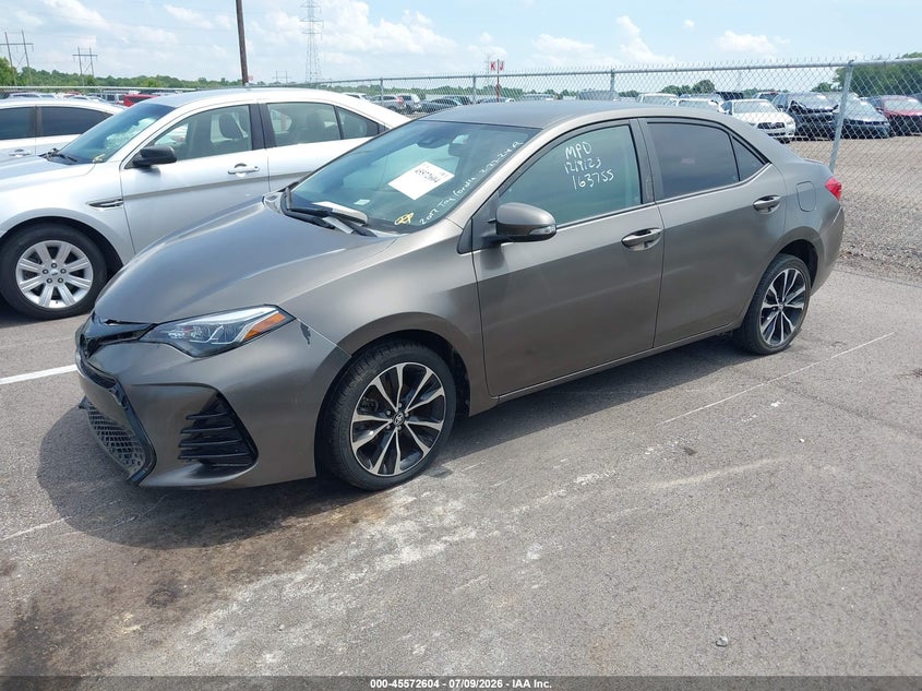 2017 Toyota Corolla VIN 5YFBURHE8HP624857 IAAI salvage auction — FRONT END, Clear (Tennessee), sold $3,600 on 2026-07-28 (photo 2)