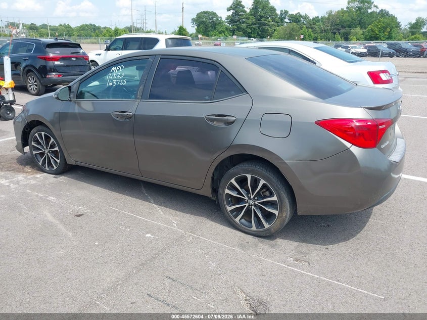 2017 Toyota Corolla VIN 5YFBURHE8HP624857 IAAI salvage auction — FRONT END, Clear (Tennessee), sold $3,600 on 2026-07-28 (photo 3)