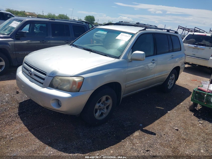 2007 Toyota Highlander VIN JTEGD21A770163546 IAAI salvage auction — NORMAL WEAR, Clear-Dealer Only (Arizona), sold $2,000 on 2026-07-23 (photo 2)