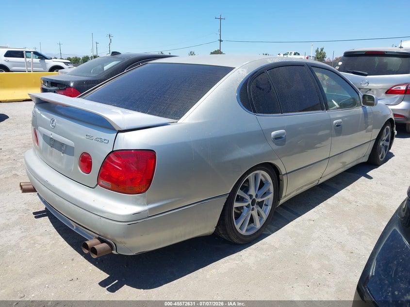 2002 Lexus Gs 430 VIN JT8BL69S720009660 IAAI salvage auction — NORMAL WEAR, Clear - Dealer Only (California), sold $775 on 2026-07-16 (photo 4)