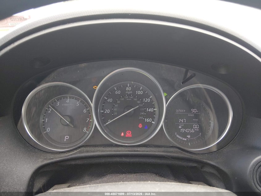 2013 Mazda Cx-5 VIN JM3KE4BE5D0164187 IAAI salvage auction — FRONT END, Salvage (Idaho), sold $2,050 on 2026-07-30 (photo 7)