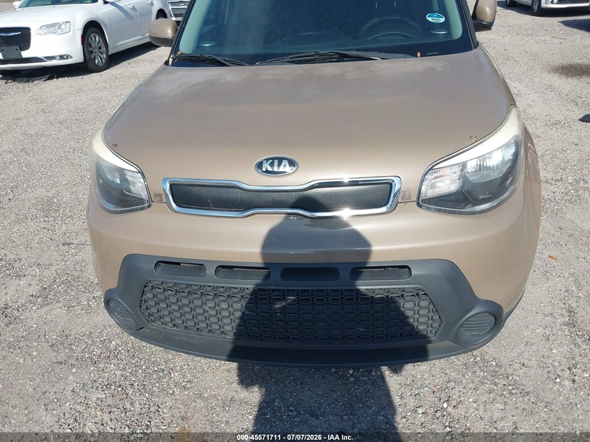 2016 Kia Soul VIN KNDJN2A23G7299292 IAAI salvage auction — NORMAL WEAR, Clear (Florida), sold $650 on 2026-07-28 (photo 6)